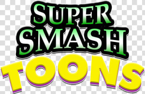 Super Super Smash Bros   Toons Logo  HD Png Download