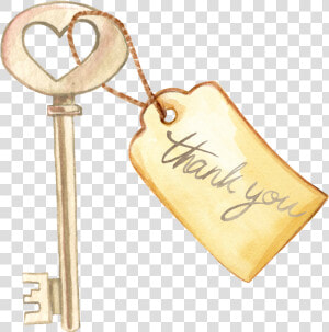 Key Tag Vintage Free Photo   Thank You For Presentation  HD Png Download