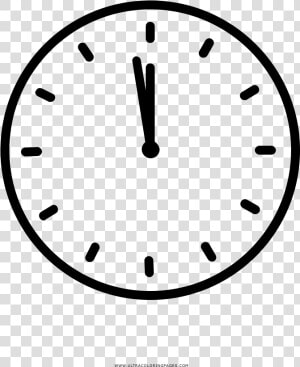 Countdown Coloring Page   Quarter To Ten Clock  HD Png Download