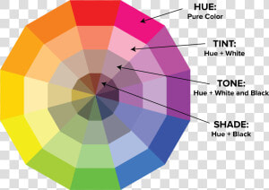 Color Wheel Hue Tint Tone Shade  HD Png Download