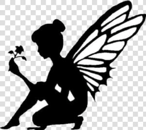  disney  tinkerbell  silhoutte   Free Fairy Silhouette Printables  HD Png Download