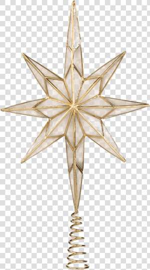 Tree Top 8 pointed Star   Star Of Bethlehem Lighted Christmas Tree Topper  HD Png Download