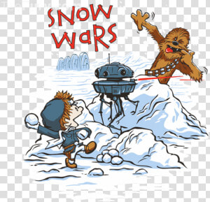 Chewbacca Calvin And Hobbes  HD Png Download