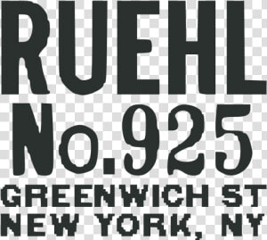 Ruehl No 925  HD Png Download