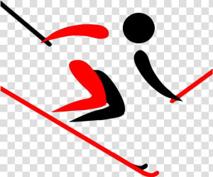 Skiing Png Free Pic   Freestyle Skiing Olympic Symbol  Transparent Png