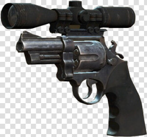 Where To Find Unique   Fallout 4 Revolver With Scope  HD Png Download