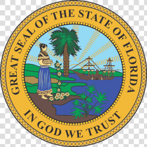 Florida Seal Vector   Emblem  HD Png Download
