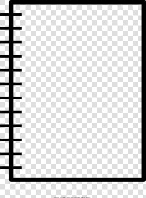 Transparent Spiral Binding Png   Spiral Notebook Coloring Pages  Png Download