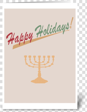 Holiday Menorah Greeting Card   Vodka Stolichnaya  HD Png Download