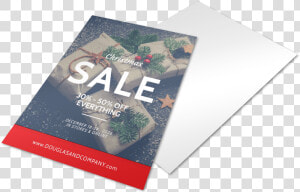 Christmas Sale Holiday Marketing Flyer Template Preview   Christmas Card  HD Png Download