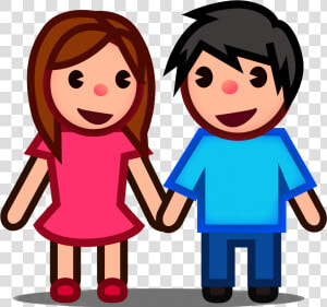 Boy And Girl Emoji Png   Png Download   Love Couple Emoji  Transparent Png