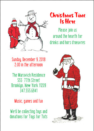 Christmas Holiday Party Invitation  HD Png Download