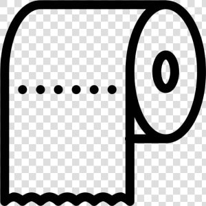 Bathroom Vector Bath Room   Toilet Paper Black And White  HD Png Download