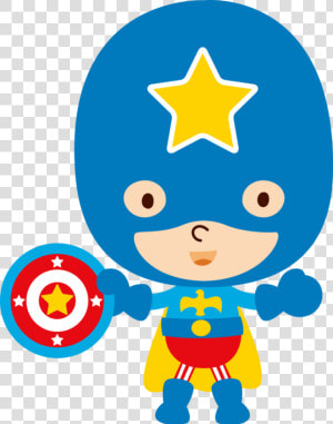 Hero Clipart Make Believe   Niños Super Heroes Caricaturas  HD Png Download