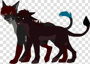 Black Cat Whiskers Demon Canidae   Wolf  HD Png Download