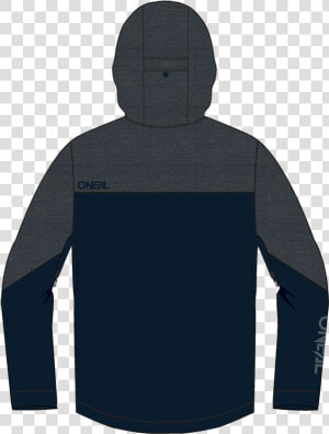 O neal Cyclone Soft Shell Jacket Blue gray M Clipart   Hoodie  HD Png Download
