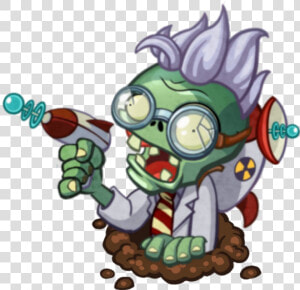 Electricity Clipart Mad Scientist   Scientist Zombie Pvz Heroes  HD Png Download