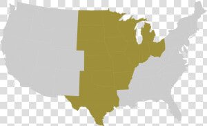 American Conifer Society Central   Map Of Christianity Today  HD Png Download