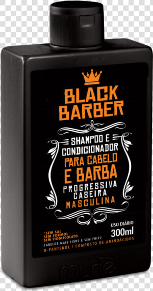 Shampoo Para Barba Black Barber  HD Png Download