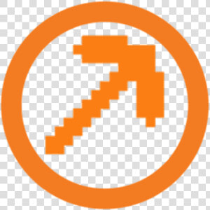 The Half Life Minecraft Mod   Minecraft Pickaxe Drawings  HD Png Download