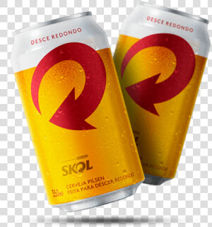 Cerveja Skol Lata 350ml  HD Png Download