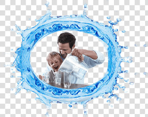 Water For Life   Family Table Drinking Water  HD Png Download