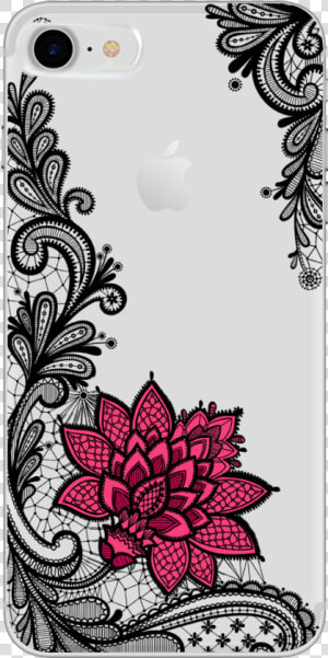 Floral Sexy Lace For Iphone 8 Plus Iphone Xs Max Xr   Mobile Phone  HD Png Download