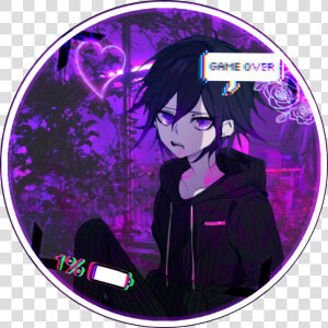 Danganronpa Ouma Oumakokichi Icon Anime Violet Animeboy   Cartoon  HD Png Download