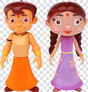 Unisex Chhota Bheem And Chutki Action Figure Toy   Chhota Bheem Action Figure  HD Png Download