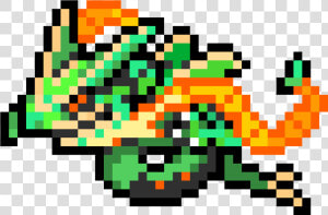 Pixel Art Mega Rayquaza  HD Png Download