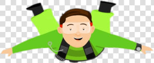 Parachute Jumper Clipart   Portable Network Graphics  HD Png Download