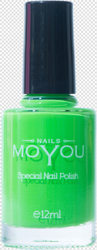 Moyou Nail Fashion   Green Nail Polish Transparent  HD Png DownloadTransparent PNG