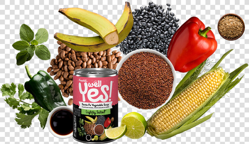Well Yes Lightly Salted Santa Fe Vegetable Soup Ingredients   Well Yes Soup Lightly Salted  HD Png DownloadTransparent PNG