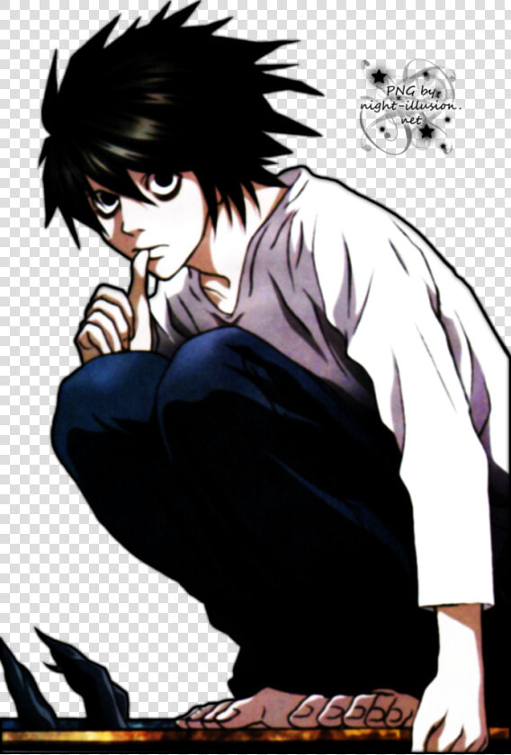 What Was So Interesting About A Character That Just   L Death Note  HD Png DownloadTransparent PNG