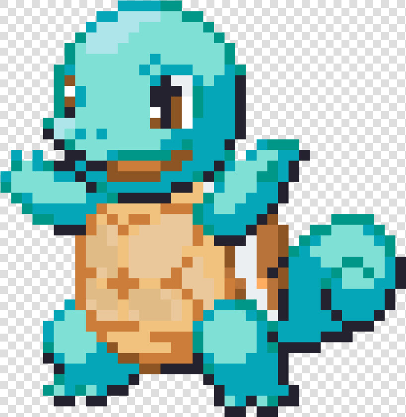 Pokemon Sprite Squirtle   Png Download   Pokemon Squirtle Pixel Art  Transparent PngTransparent PNG
