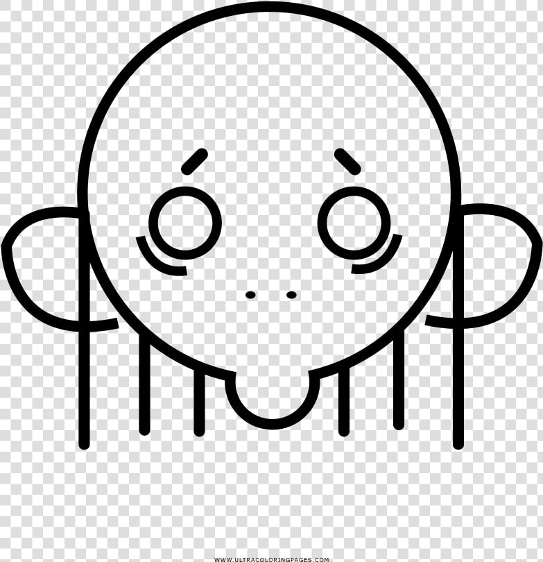Gollum Coloring Page   Line Art  HD Png DownloadTransparent PNG