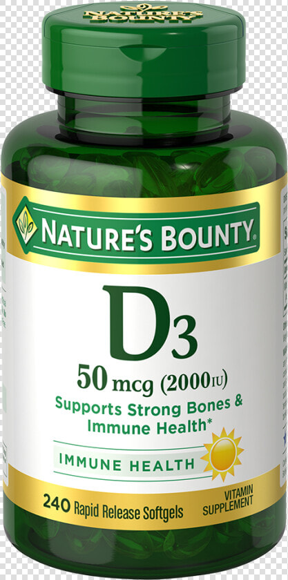 Vitamin D   Nature  39 s Bounty Magnesium 400 Mg  HD Png DownloadTransparent PNG
