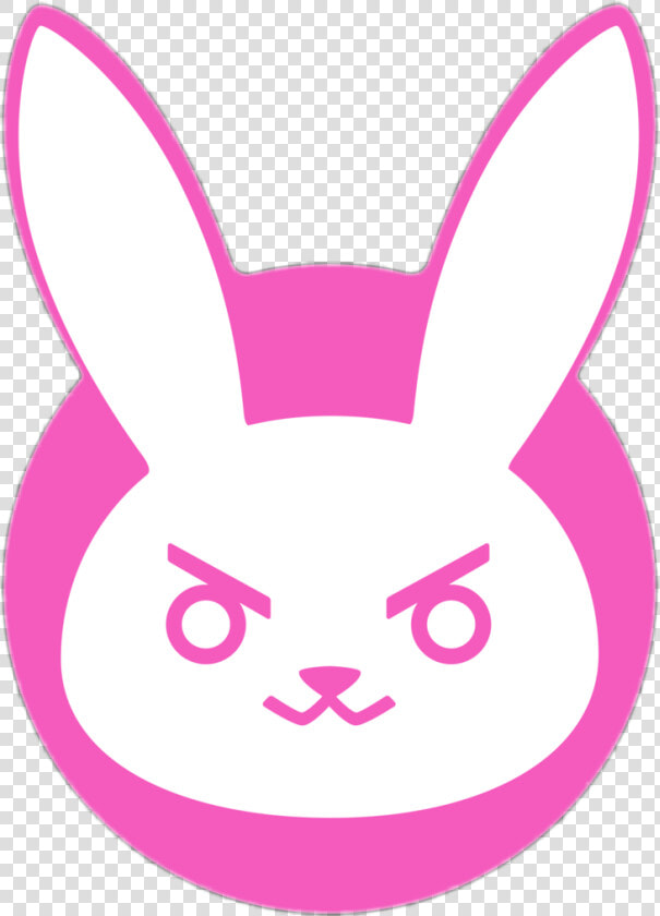 Va  overwatch  hanasong  bunny   Dva Logo  HD Png DownloadTransparent PNG