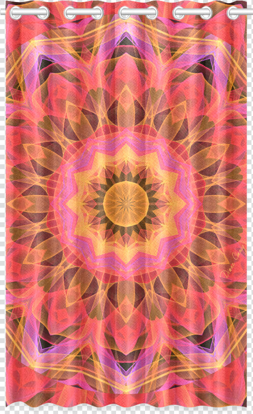 Abstract Peach Violet Mandala Ribbon Candy Lace New   Fractal Art  HD Png DownloadTransparent PNG