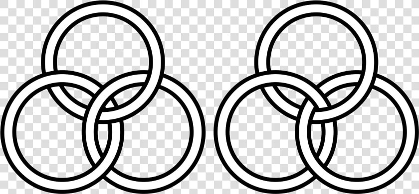 Transparent Linked Wedding Rings Clipart   3 Linked Rings  HD Png DownloadTransparent PNG