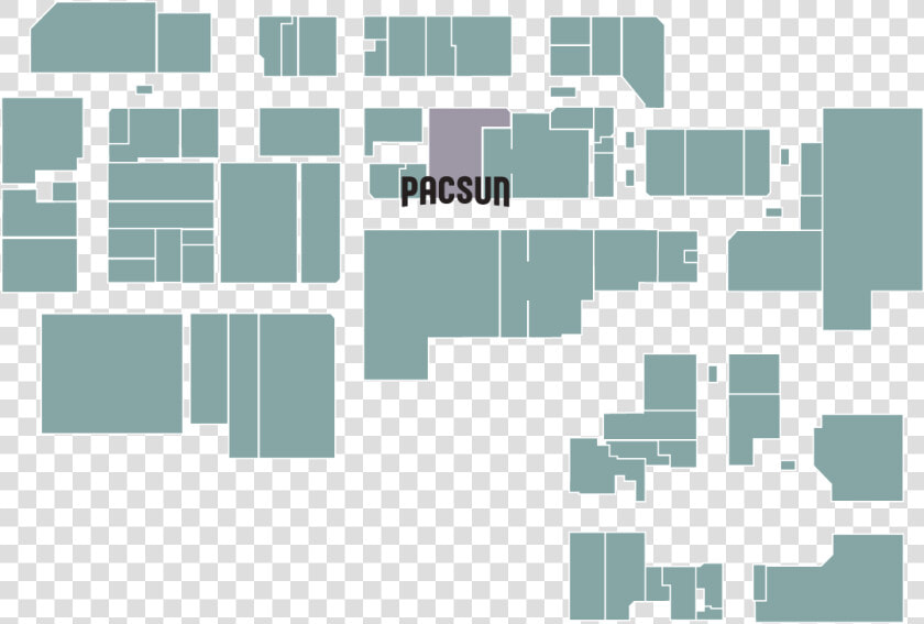 Pacsun Map   Floor Plan  HD Png DownloadTransparent PNG