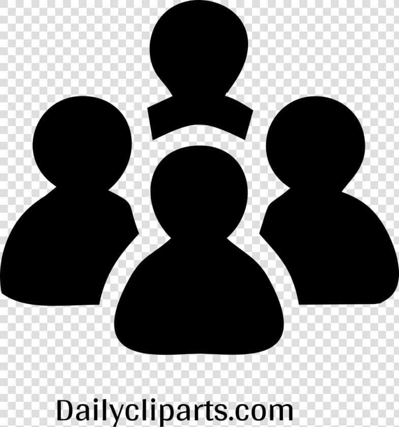 4 Employees Group Discussion Icon Image   Group Of 4 Icon  HD Png DownloadTransparent PNG