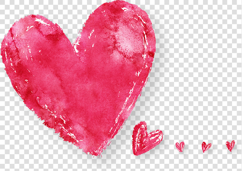Series Of Crayon Hearts Starting Small In The Background   Днем Любви  HD Png DownloadTransparent PNG