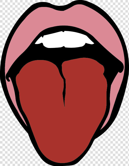 Transparent Tongue Out Clipart   Tongue Clipart Black And White  HD Png DownloadTransparent PNG
