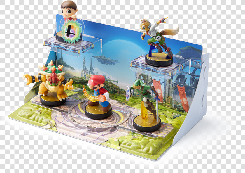 Super Smash Bros Amiibo Diorama  HD Png DownloadTransparent PNG