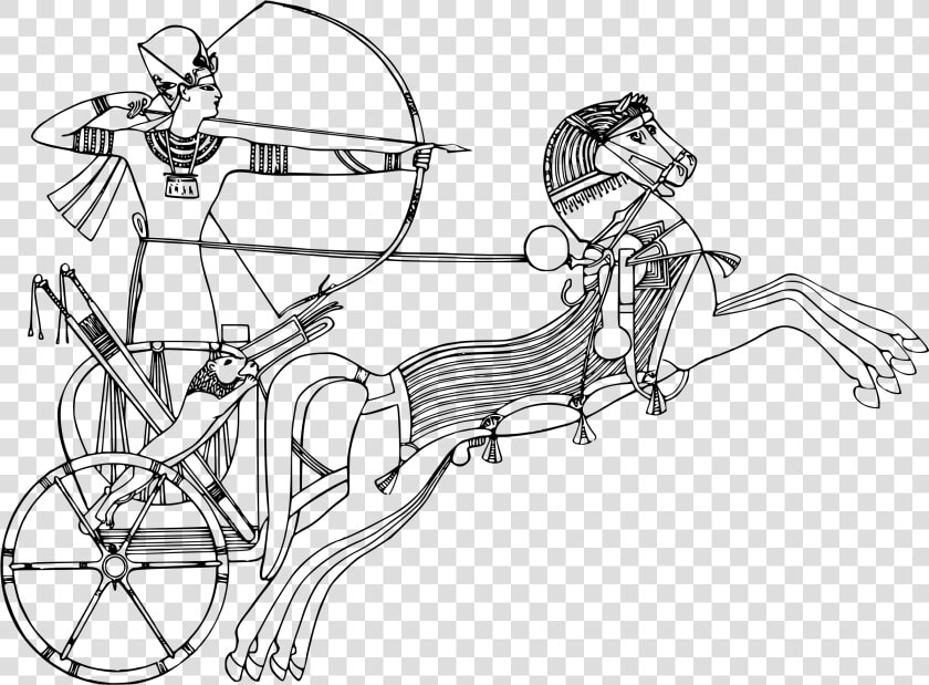 Transparent Egypt Clipart   Egyptian Chariots Coloring Page  HD Png DownloadTransparent PNG