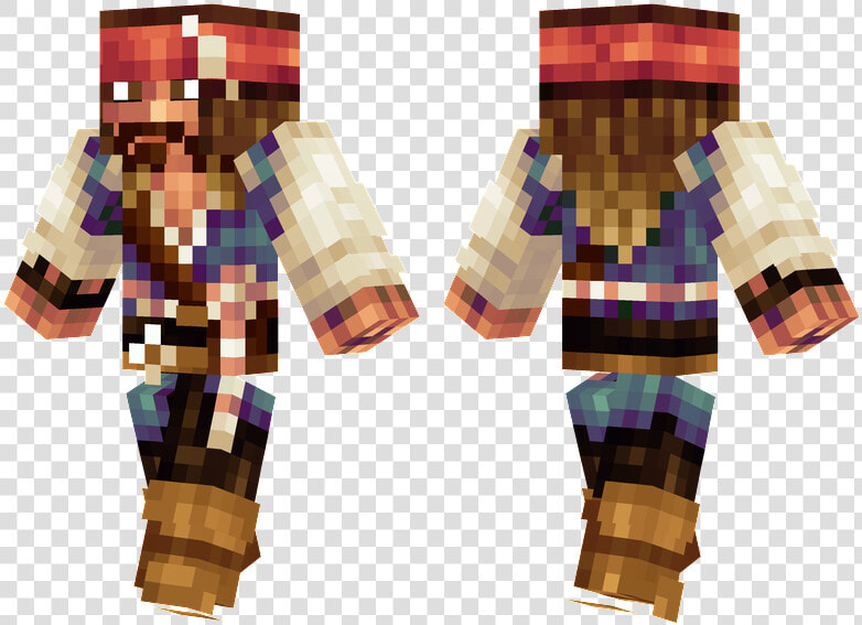 Pirates Of The Caribbean Skin Minecraft  HD Png DownloadTransparent PNG