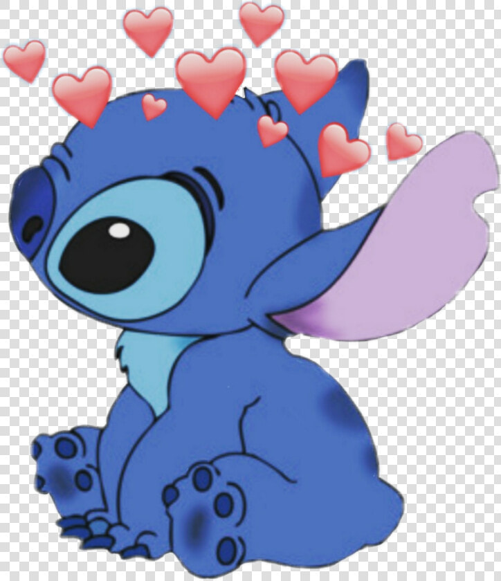 stitch  cute  heartcrown  blue   Stitch Cute  HD Png DownloadTransparent PNG