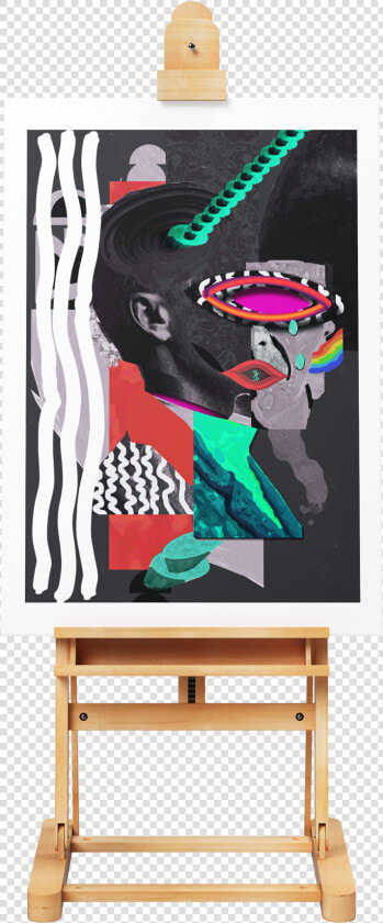 Poster Easel Mockup 2 Exp   Creative Arts  HD Png DownloadTransparent PNG