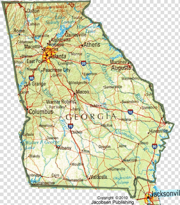 Clip Art Maps Oneiroitan Shaded Relief   Full Map Of Georgia  HD Png DownloadTransparent PNG